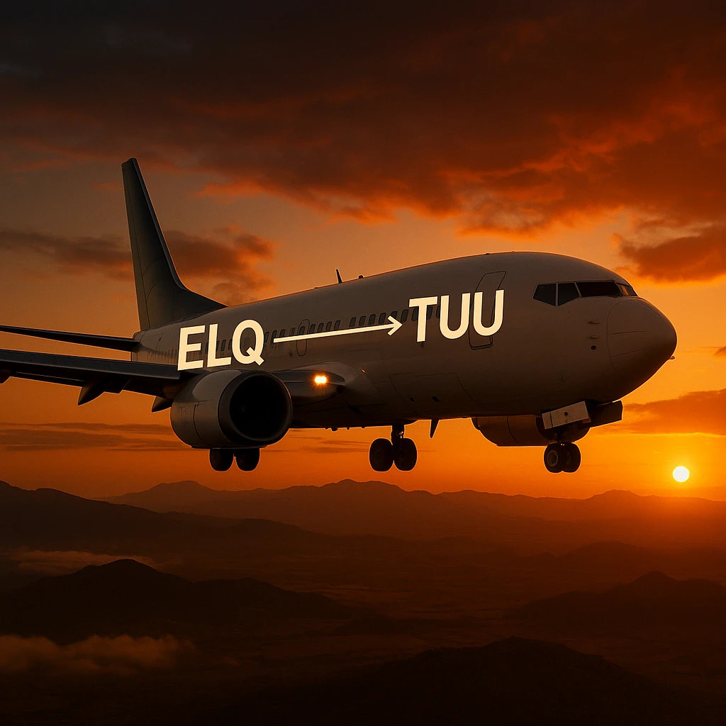 حجز طيران من القصيم إلى تبوك