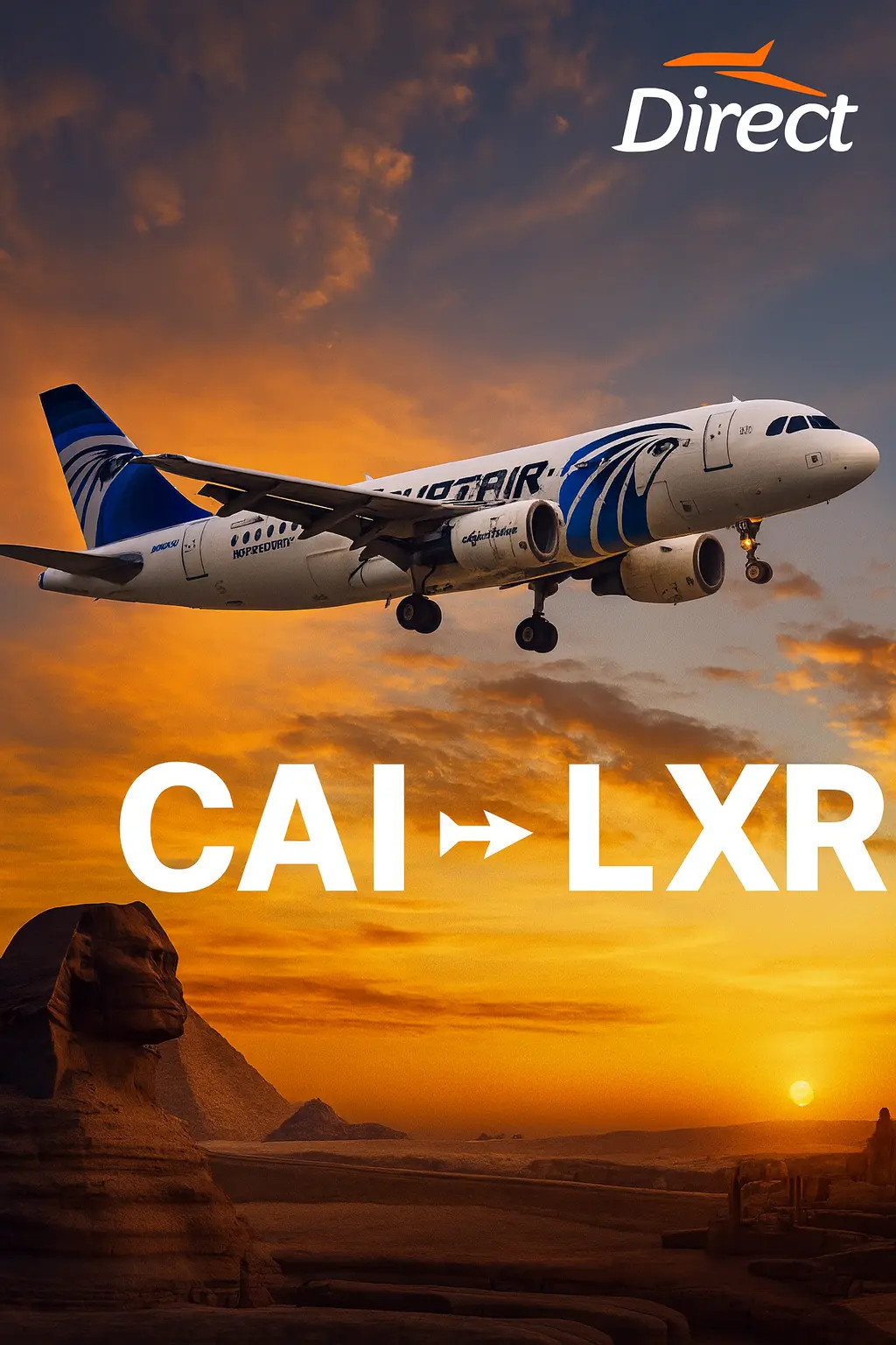 حجز طيران من القاهرة إلى الأقصر