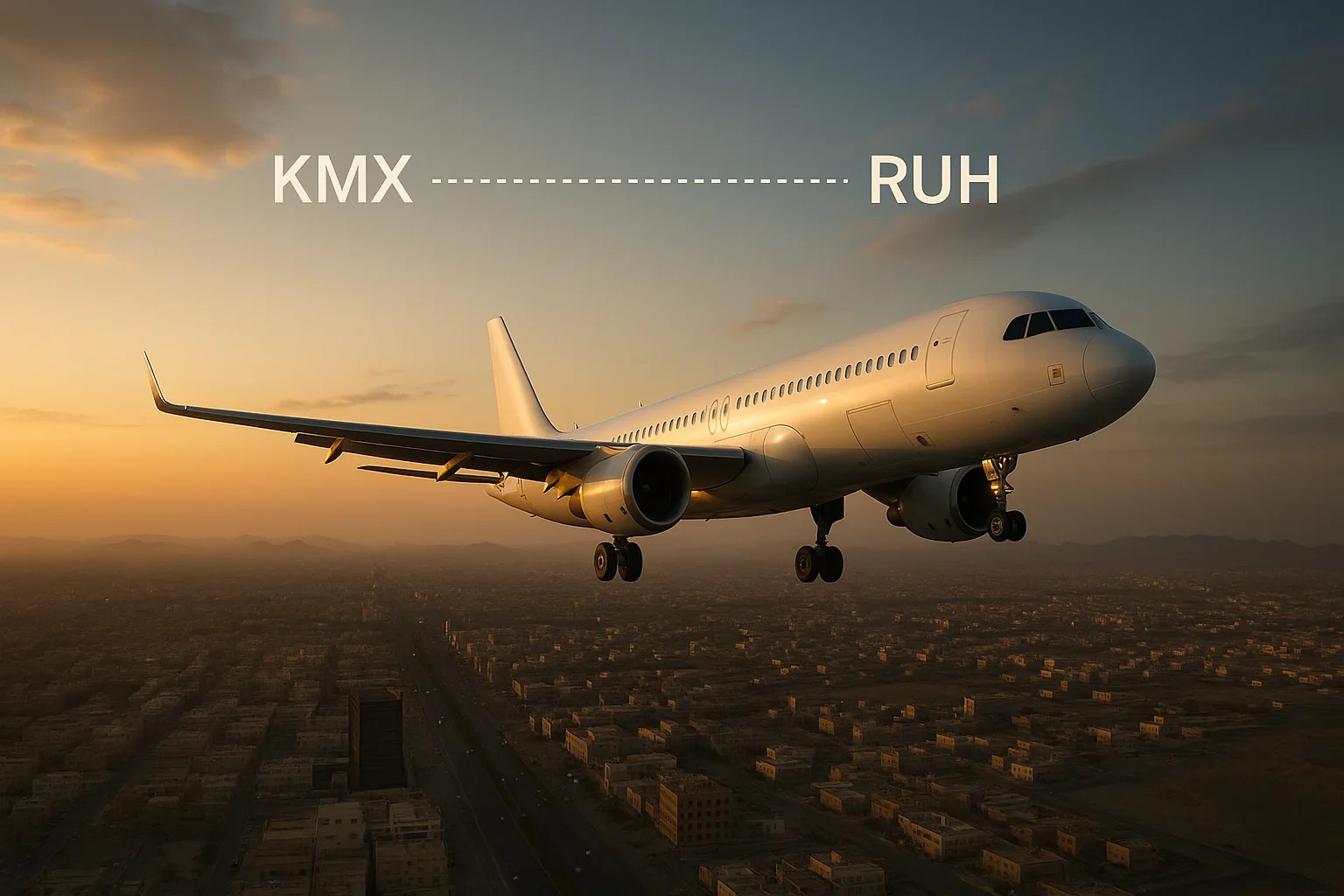 حجز طيران من خميس مشيط إلى الرياض (KMX إلى RUH)