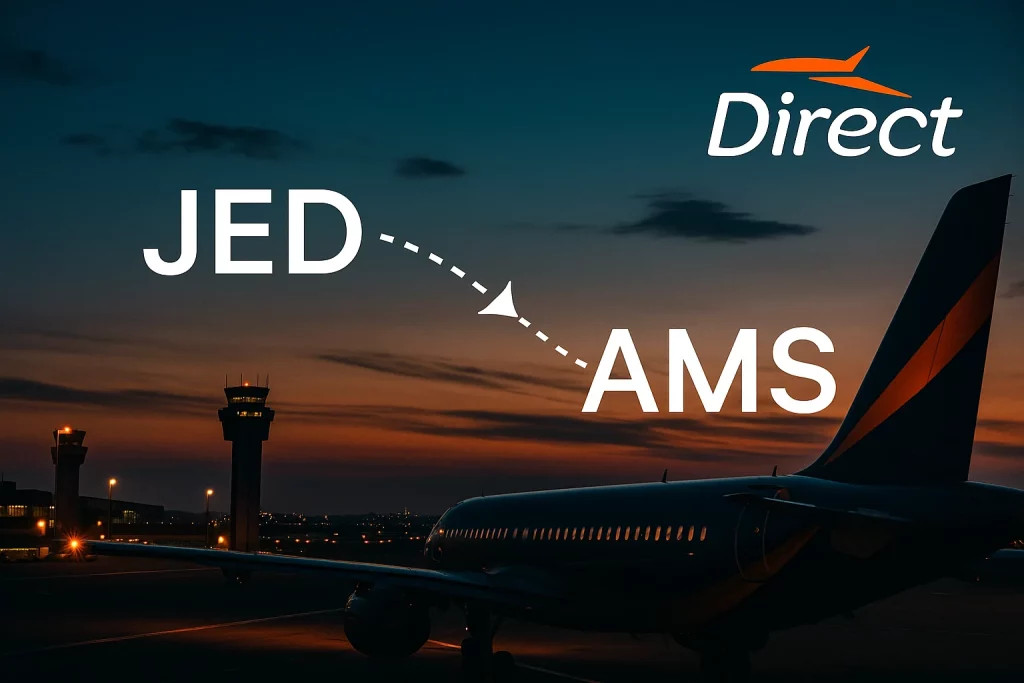 JED إلى AMS
