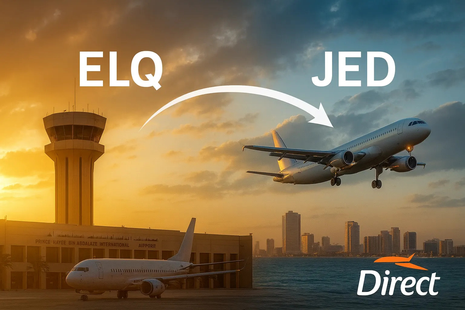 حجز طيران من بريدة إلى جدة