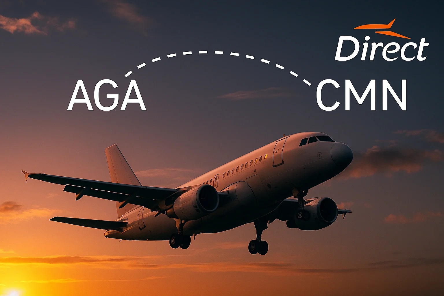 حجز طيران من أكادير إلى الدار البيضاء