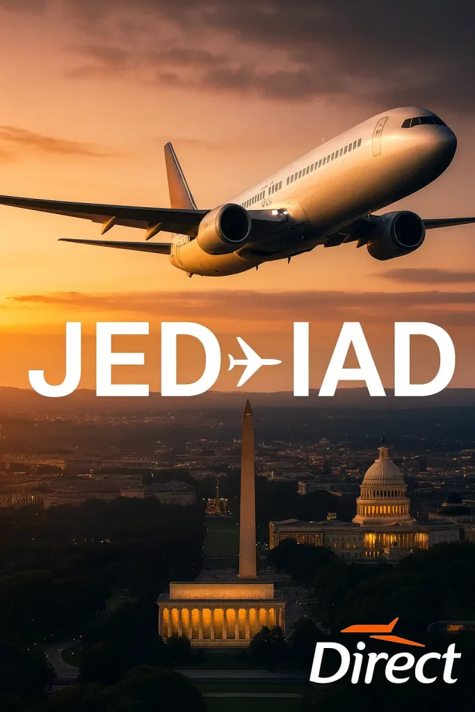 حجز-طيران-من-جدة-إلى-واشنطن