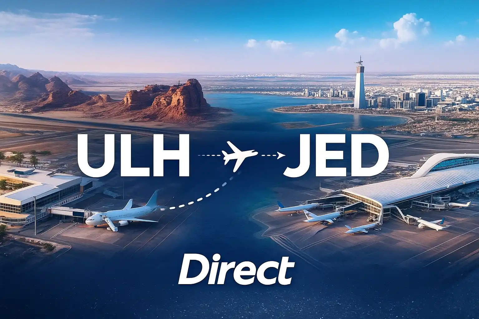 حجز طيران من العلا إلى جدة