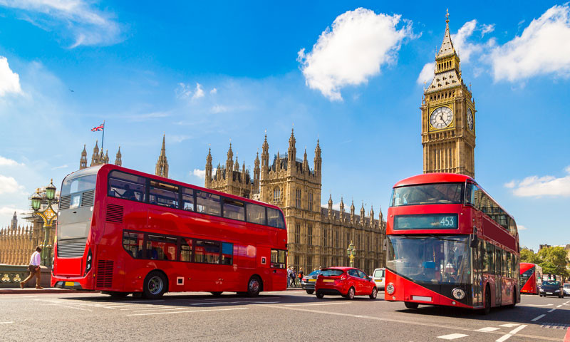 حجز طيران من دبلن إلى لندن