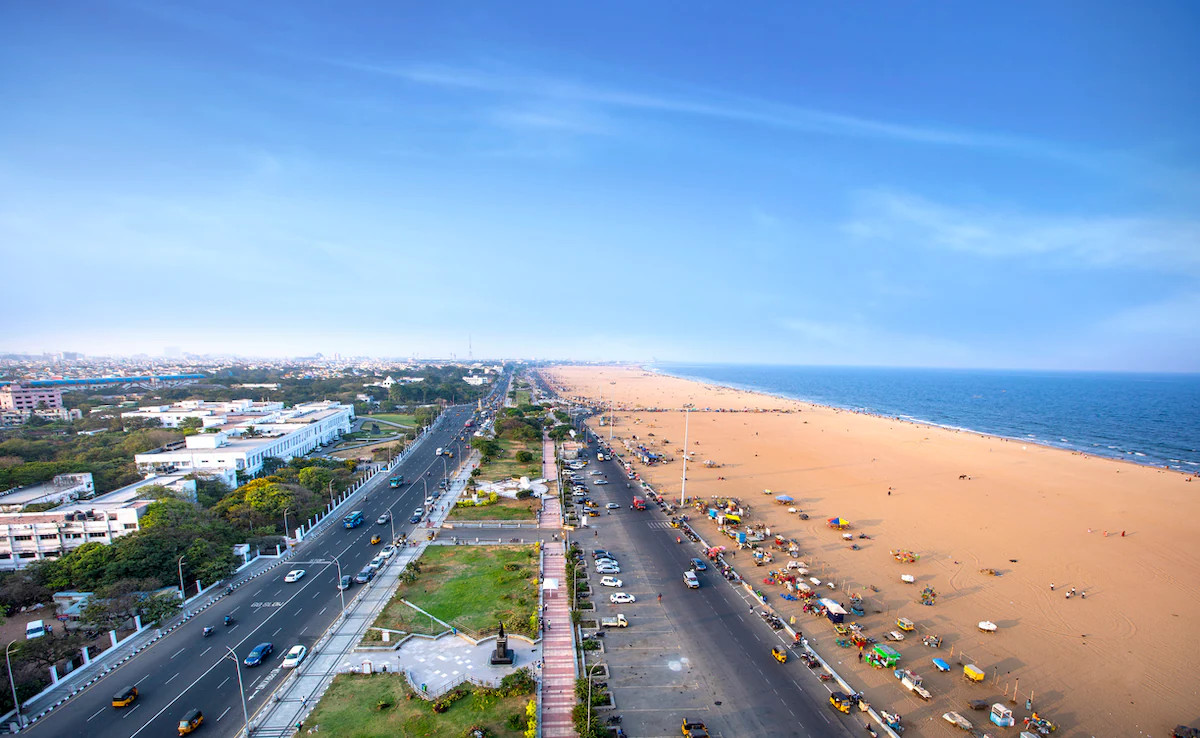 حجز طيران من جدة إلى تشيناي
