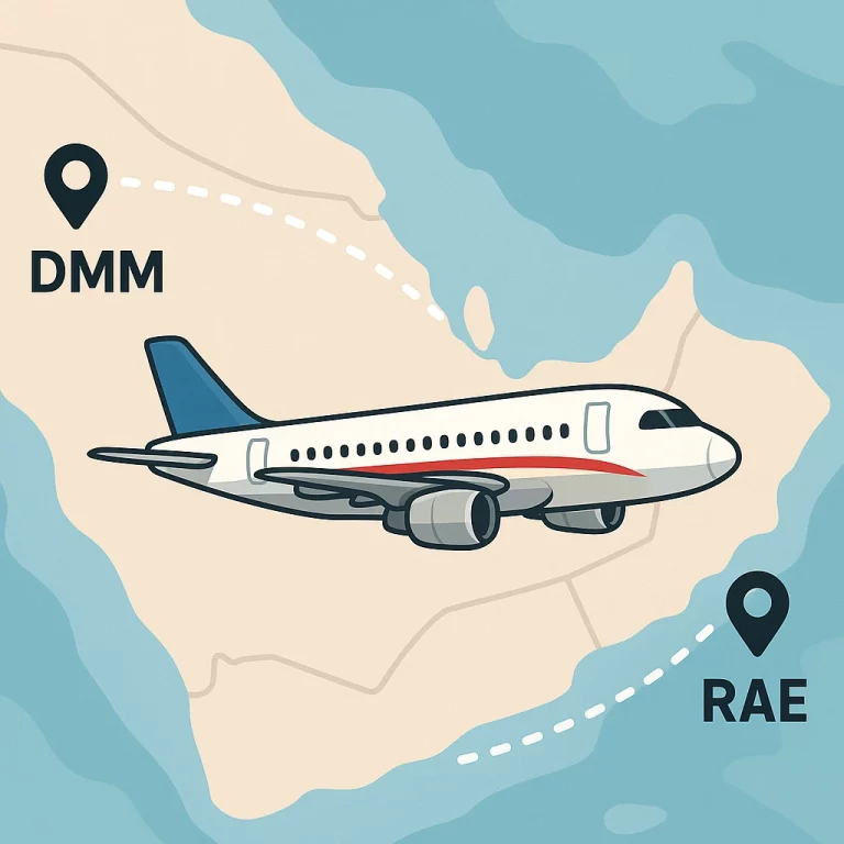 حجز طيران من الدمام إلى عرعر