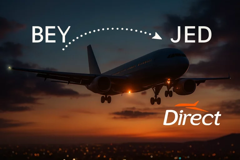 حجز طيران من بيروت إلى جدة