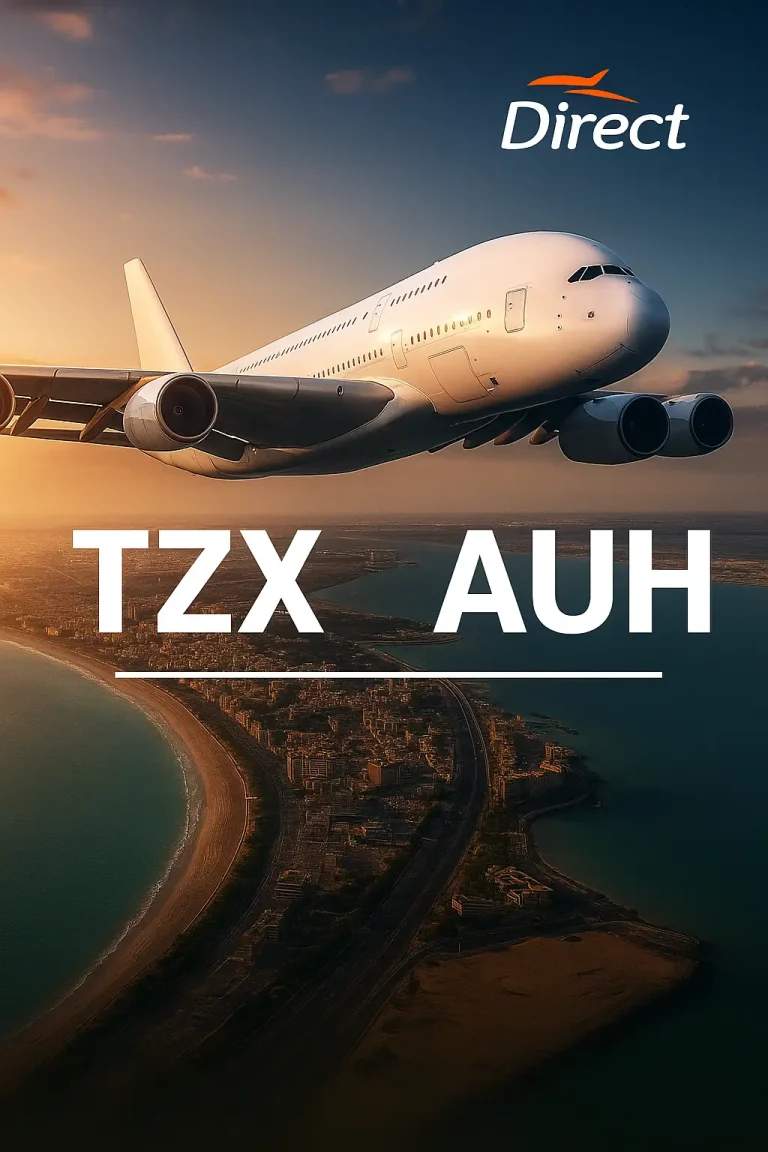 حجز طيران من طرابزون إلى أبوظبي