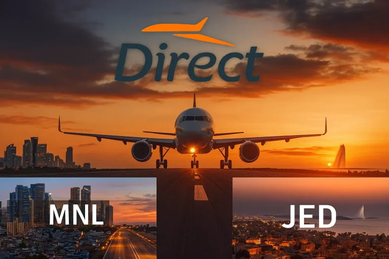 حجز طيران من جدة إلى مانيلا